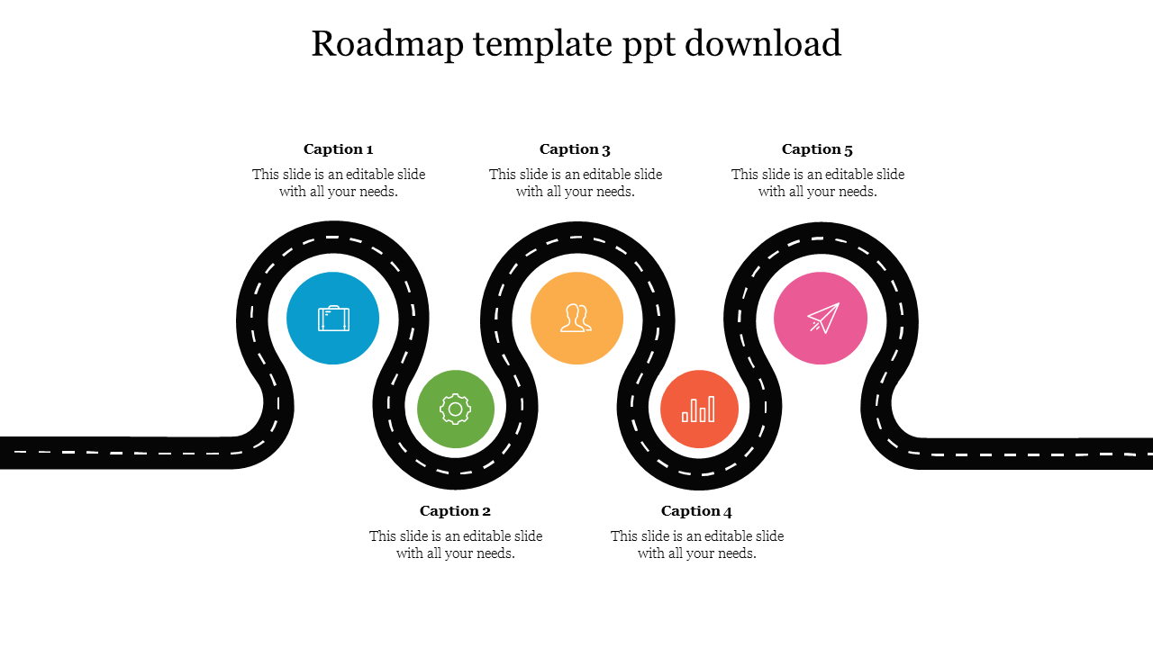 roadmap template ppt download-5